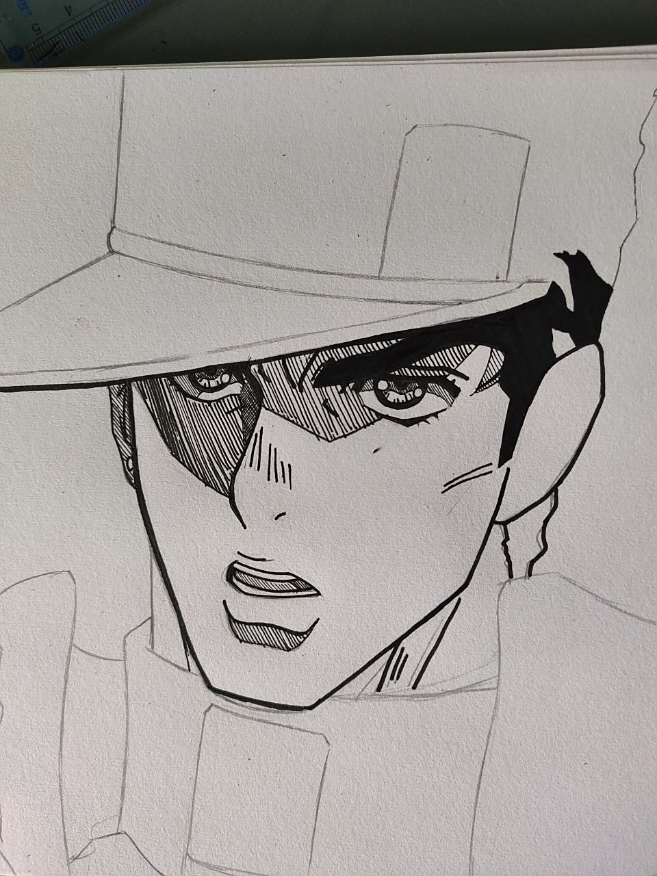 画个白ser承太郎 b格拉满的白承#jojo# #jojo的奇妙冒险# #空条承太郎