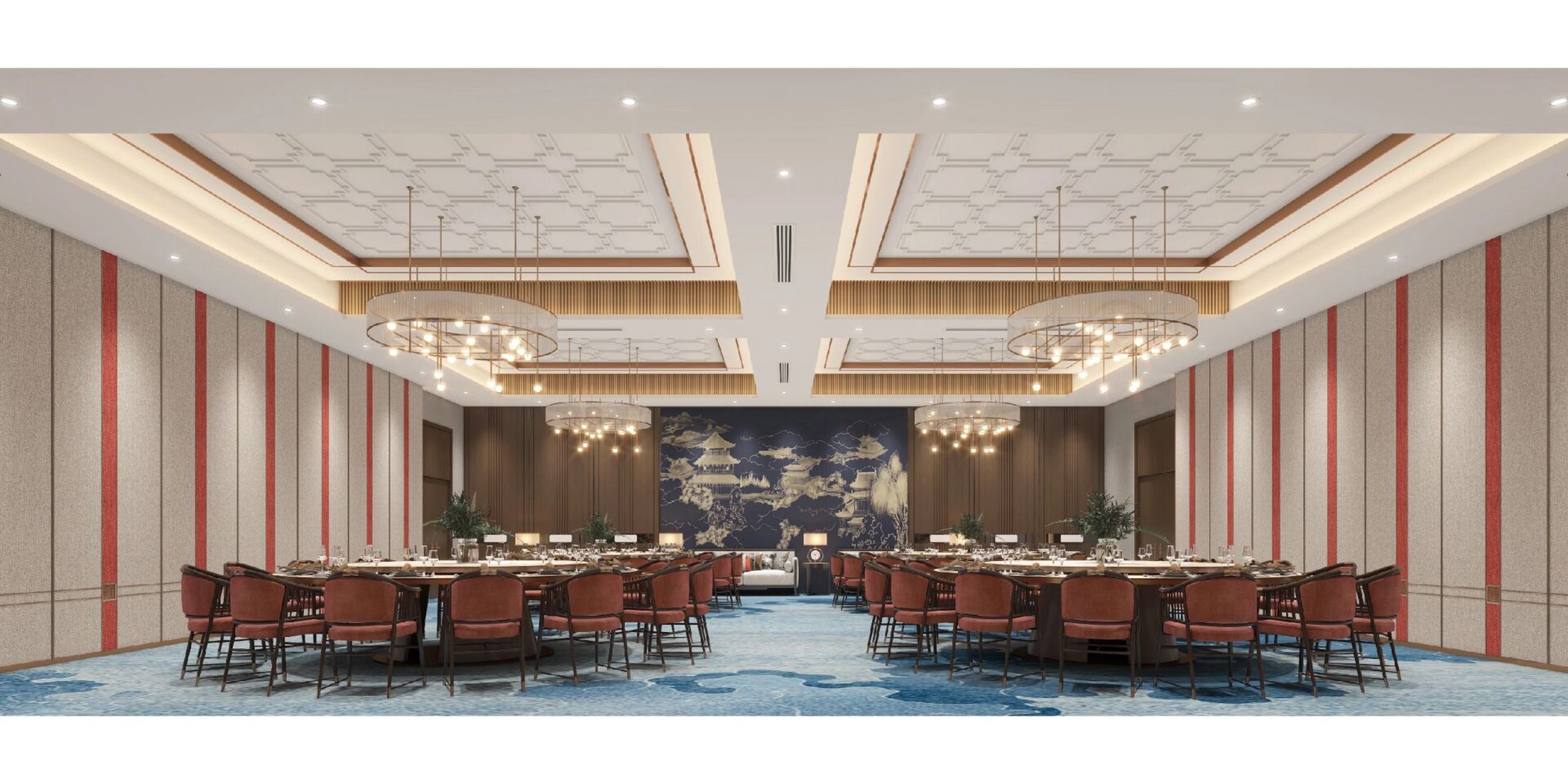 餐厅包厢设计丨宴会厅设计 高级简约 餐厅包厢设计丨宴会厅设计