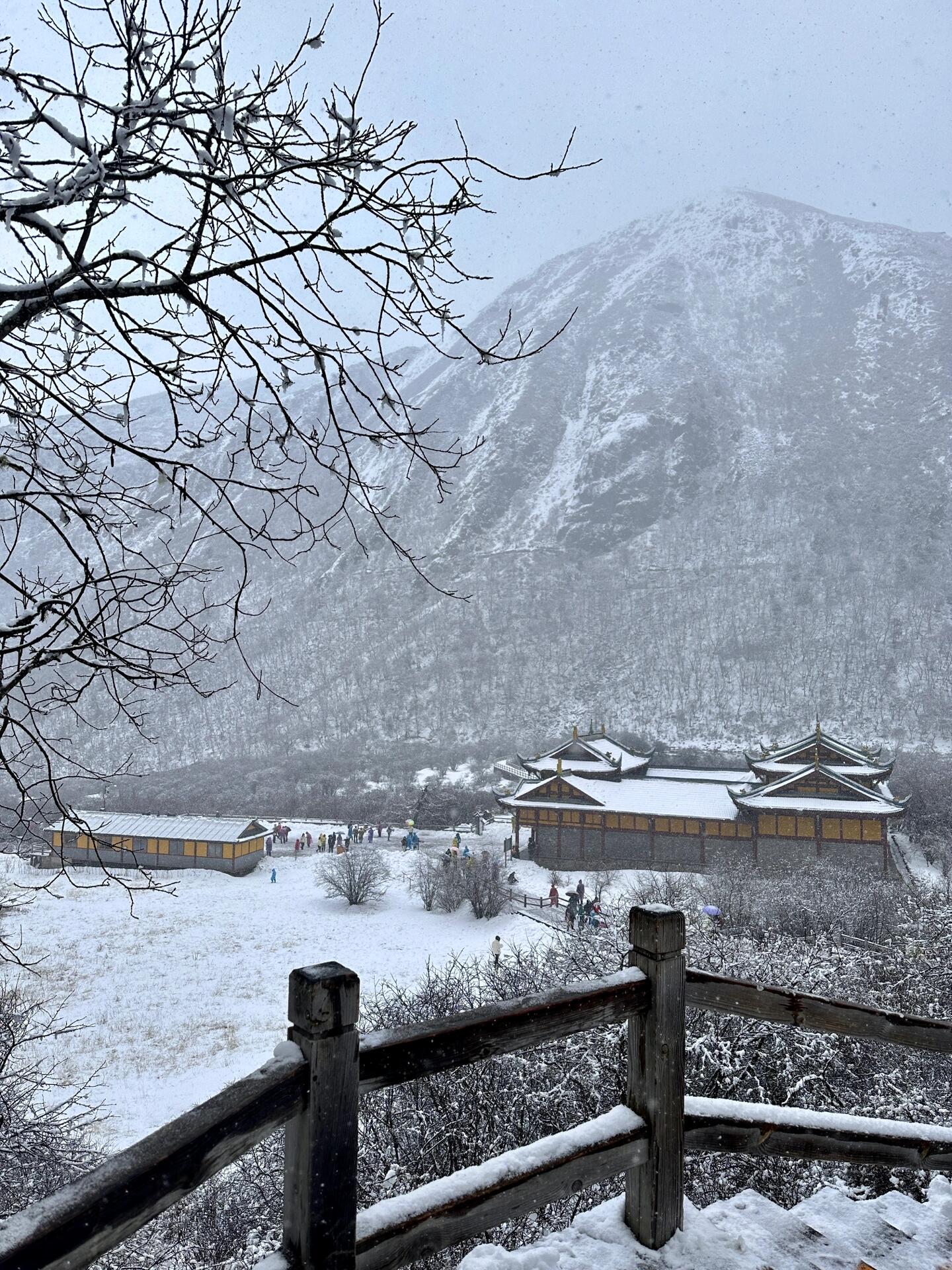 黄龙最高雪宝顶 海拔5588m