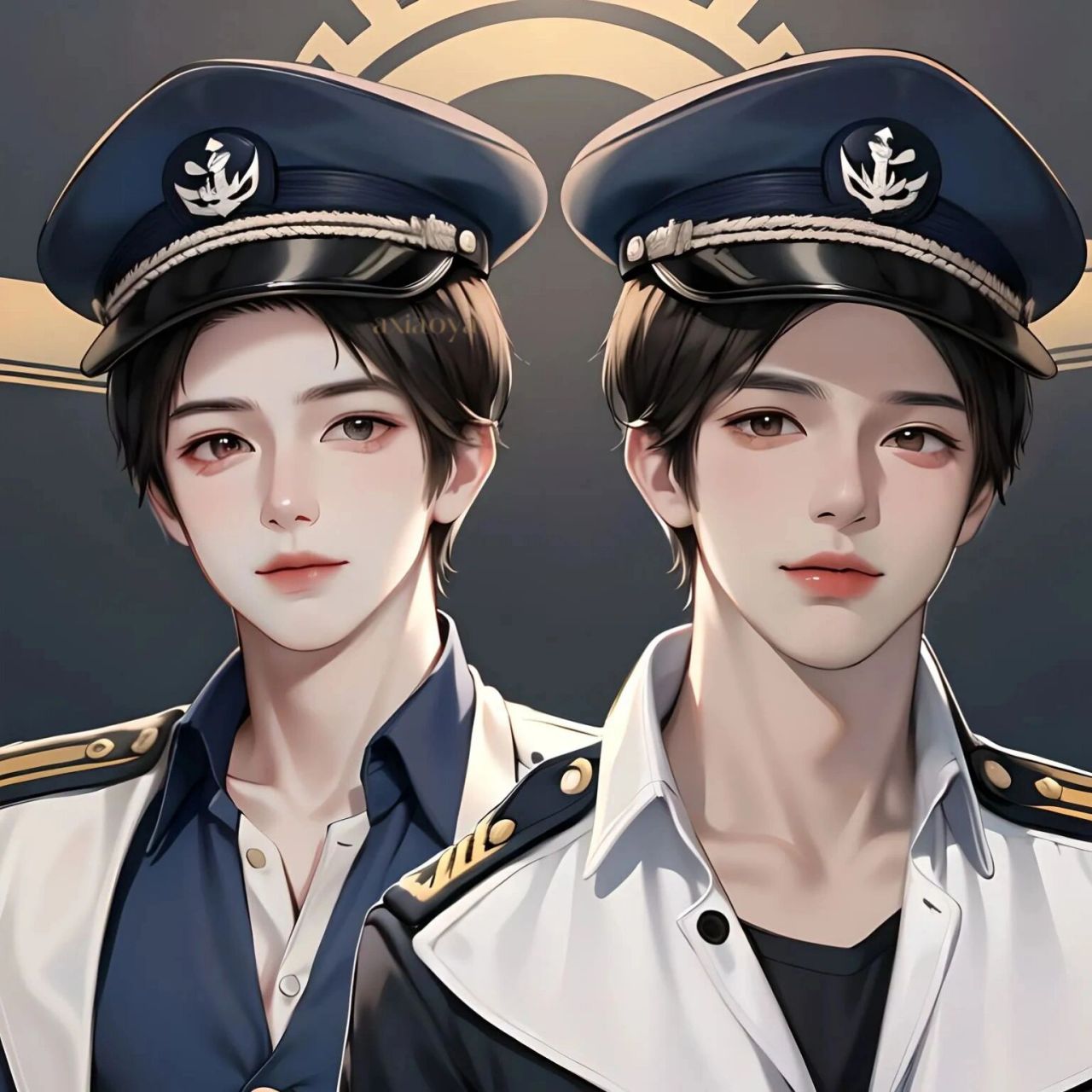 頭像|海軍服漂亮姐姐&帥氣哥哥