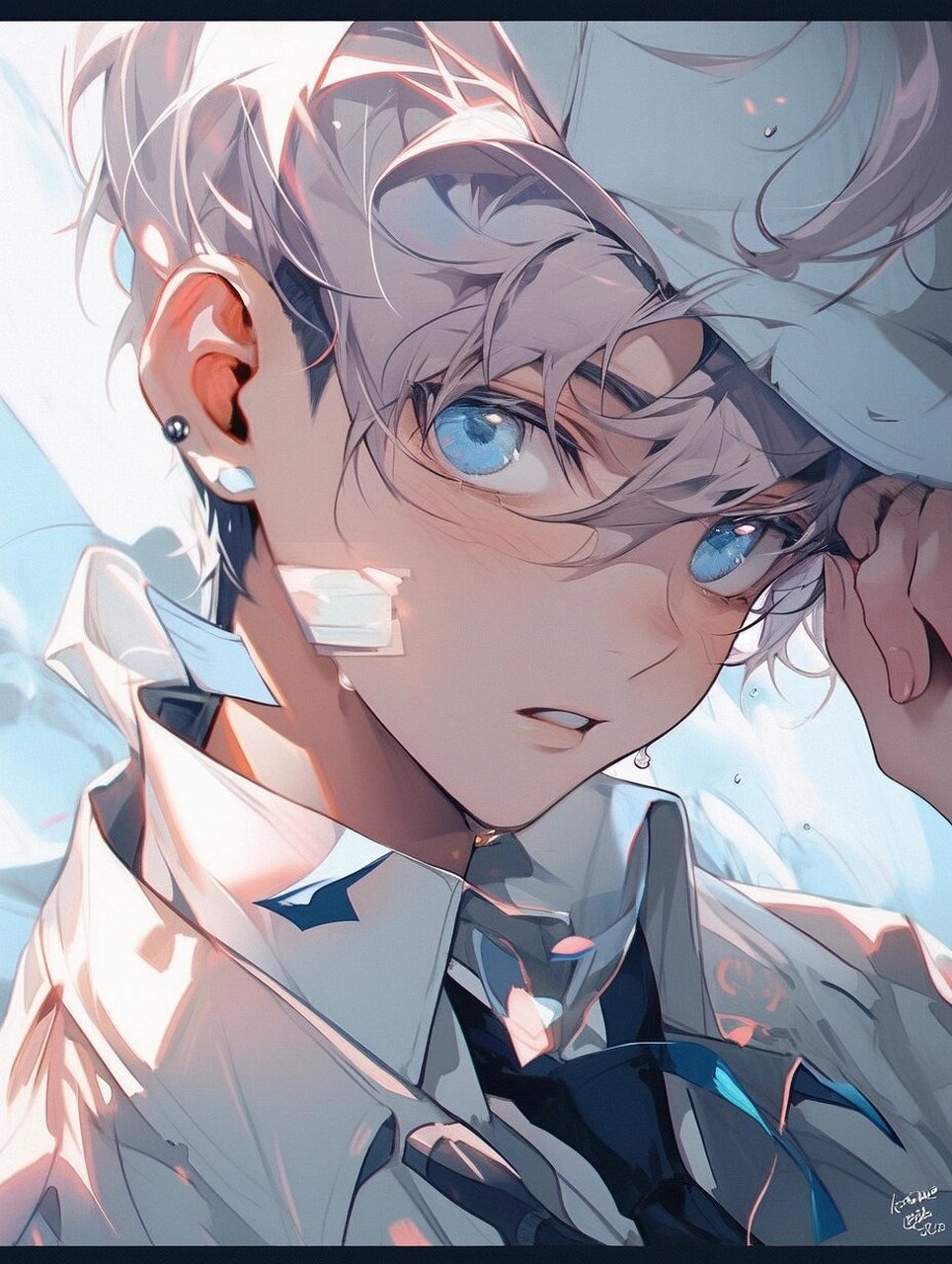 新头像的魅力无止境|动漫男头 风雨里做个大人,阳光下做个孩子.