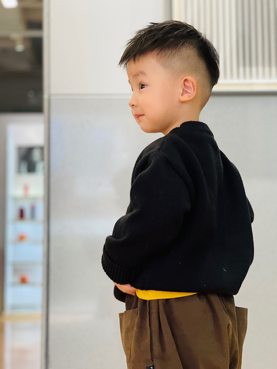 男孩发型 今日尝试小狼尾