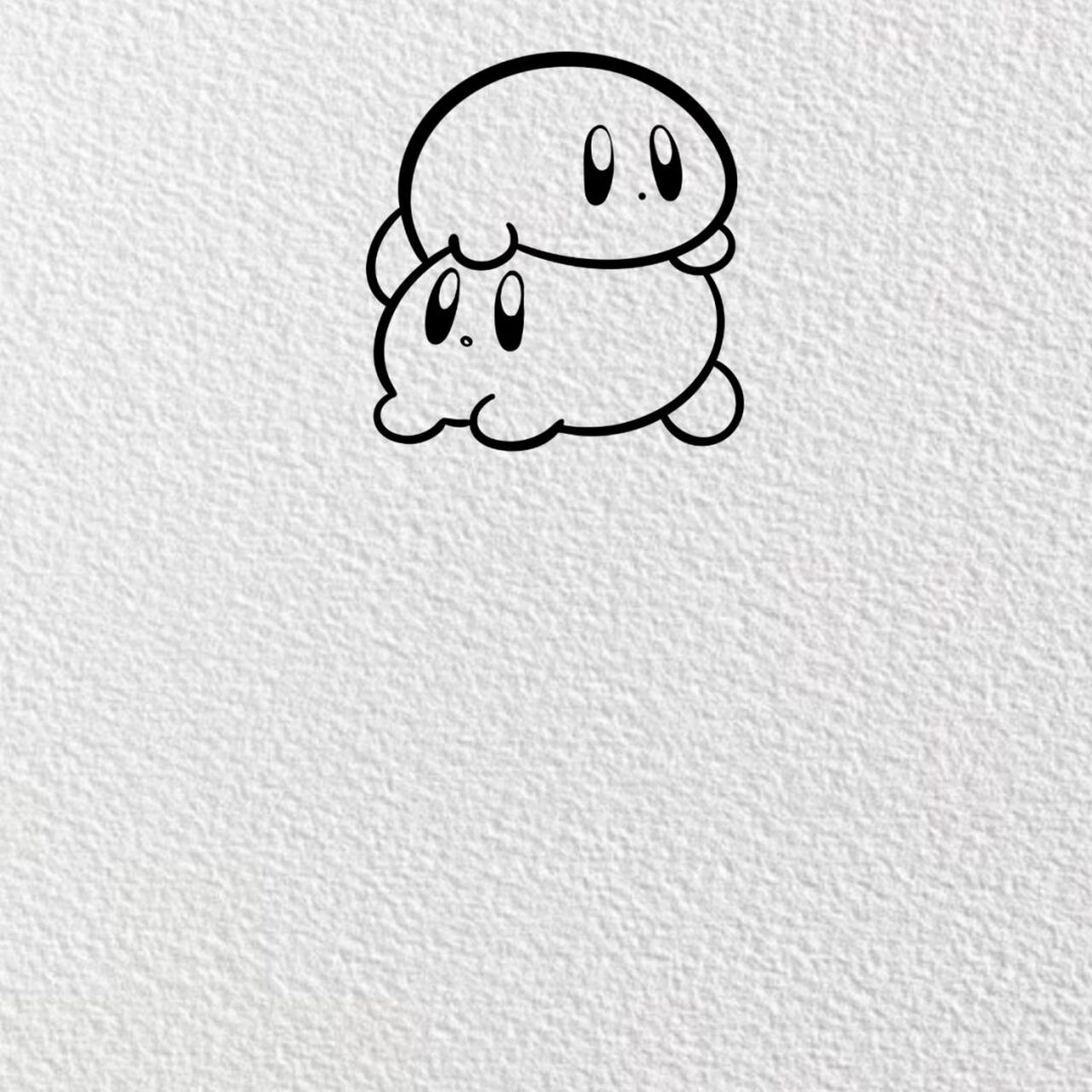 简笔画|【星之卡比】(附过程) 🎀 🎀 🎀 【用具】 ᝰ