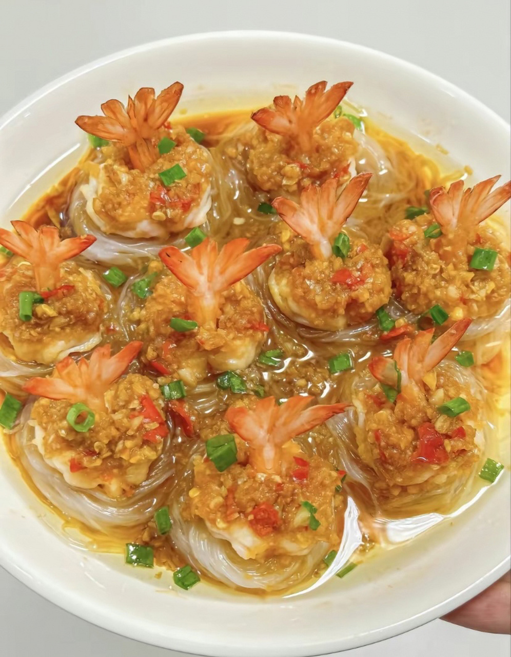 蒜蓉粉丝虾7515年夜饭必备,好吃又好看06 年夜饭必不可少的绝对