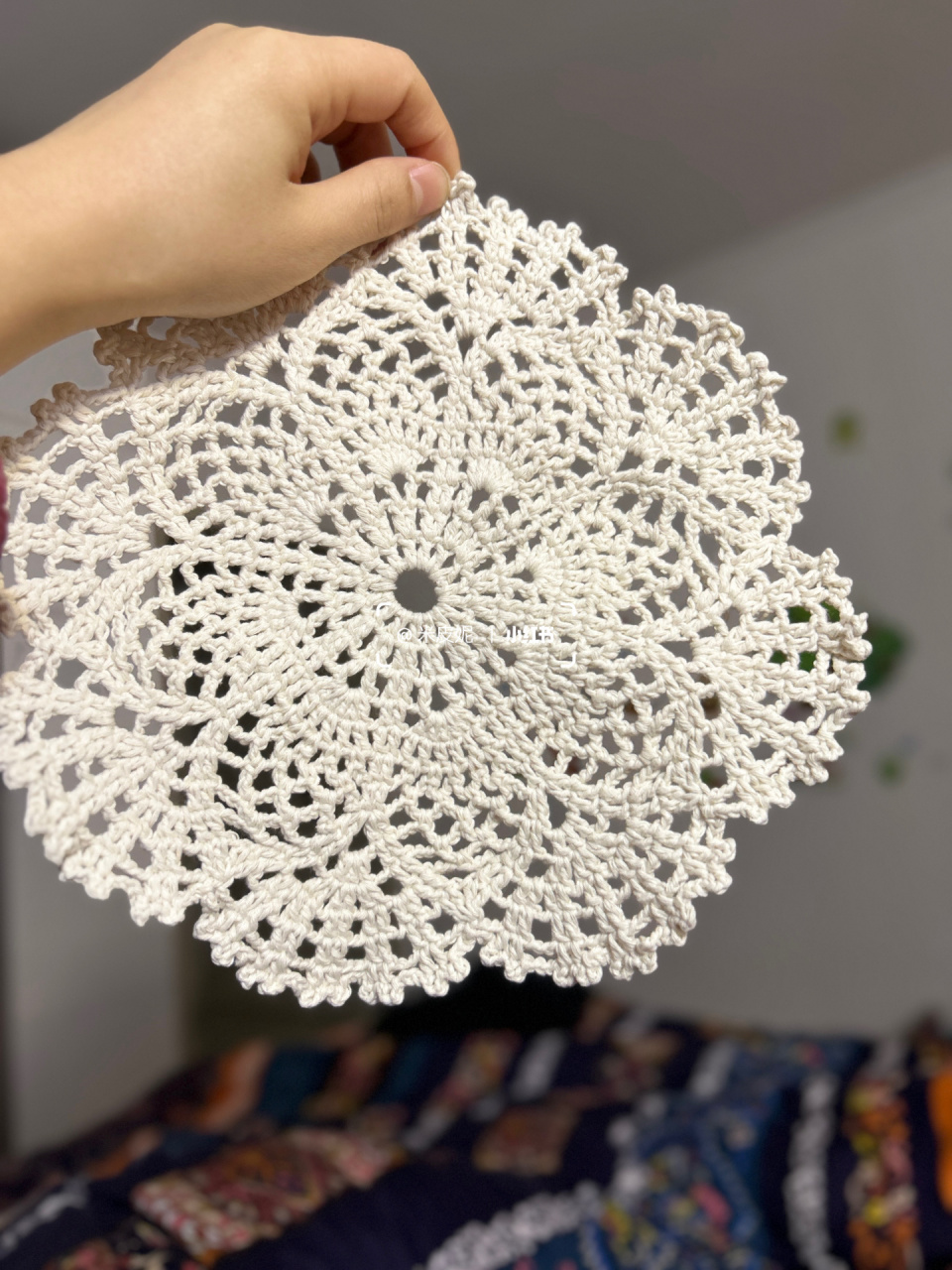 桌垫图解 钩针桌垫, 杯垫