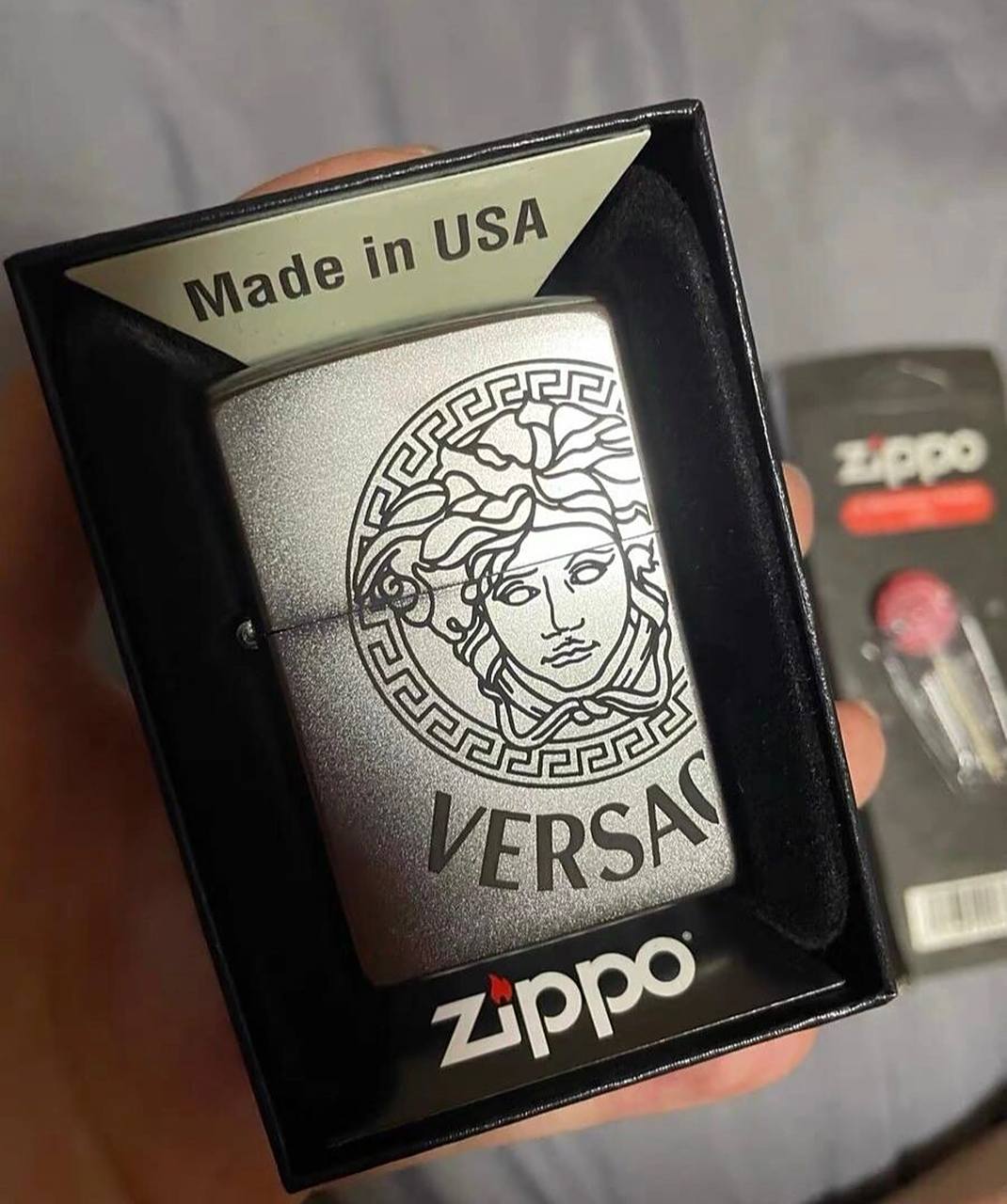 97zippo x versace/范思哲联名美杜莎打火机 166zippo不仅仅只是