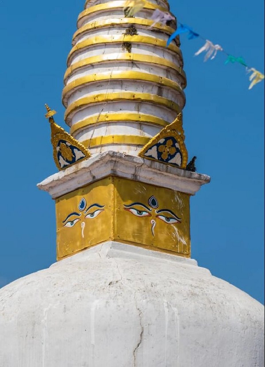 尼泊尔寺庙之最古老佛塔之一 来自尼泊尔 chilancho stupa –