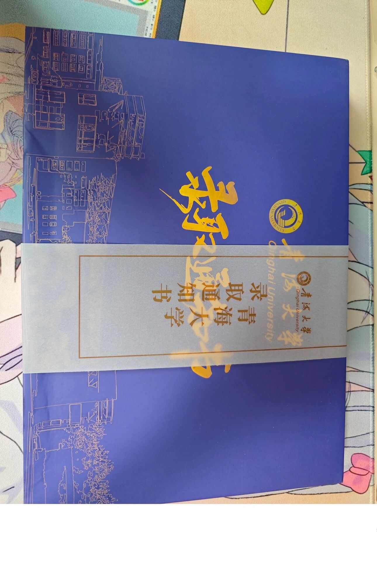 青海大学 录取通知书图片