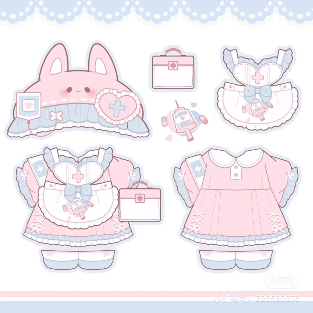 纸娃娃衣服素材