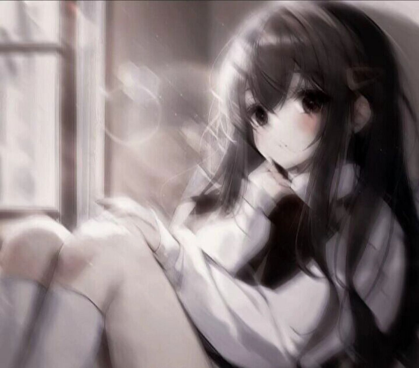 轻微模糊动漫女头像,不喜勿喷哈   不喜勿喷哈