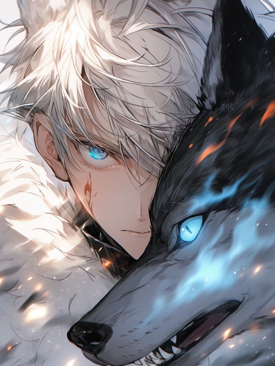 一组生人勿近的头像更新 狼少年系列