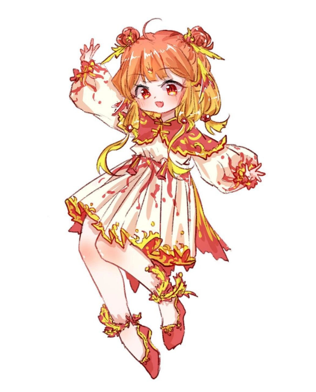 叶灵泷式头像 见《满门反派疯批,唯有师妹逗比》