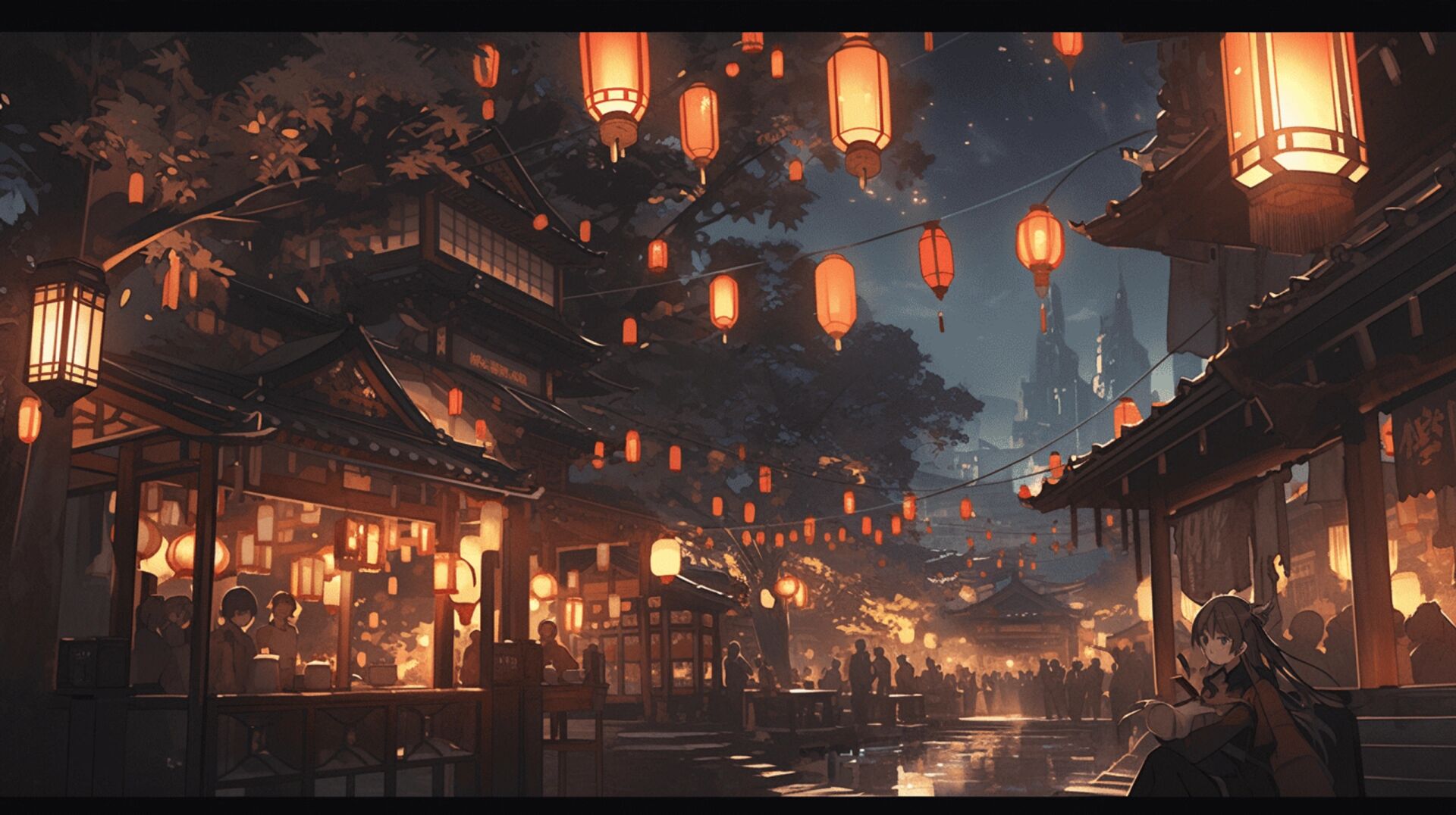 【可商素材18】古风夜景