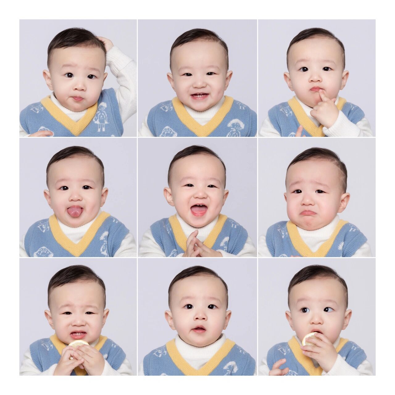 真假性内斜视~ 阿派阿绵刚出生没几个月我就觉得他们眼睛好像有一点