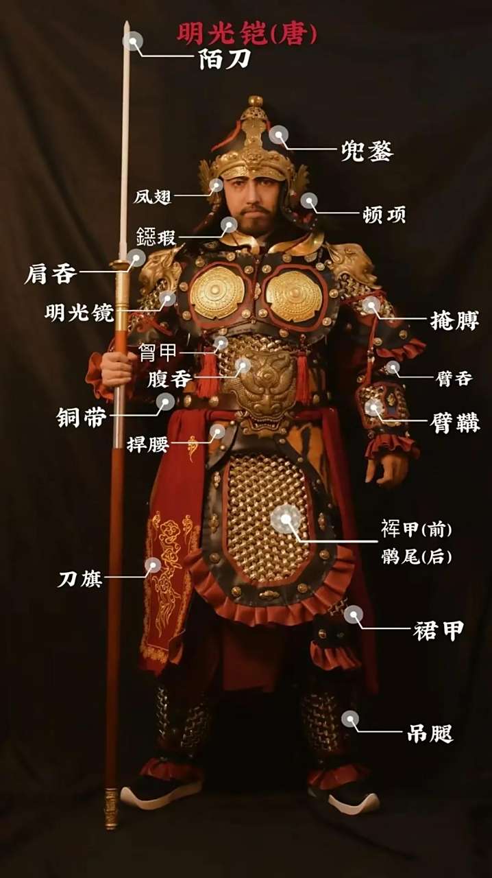 唐朝明光铠和明朝明光铠有什么区别?