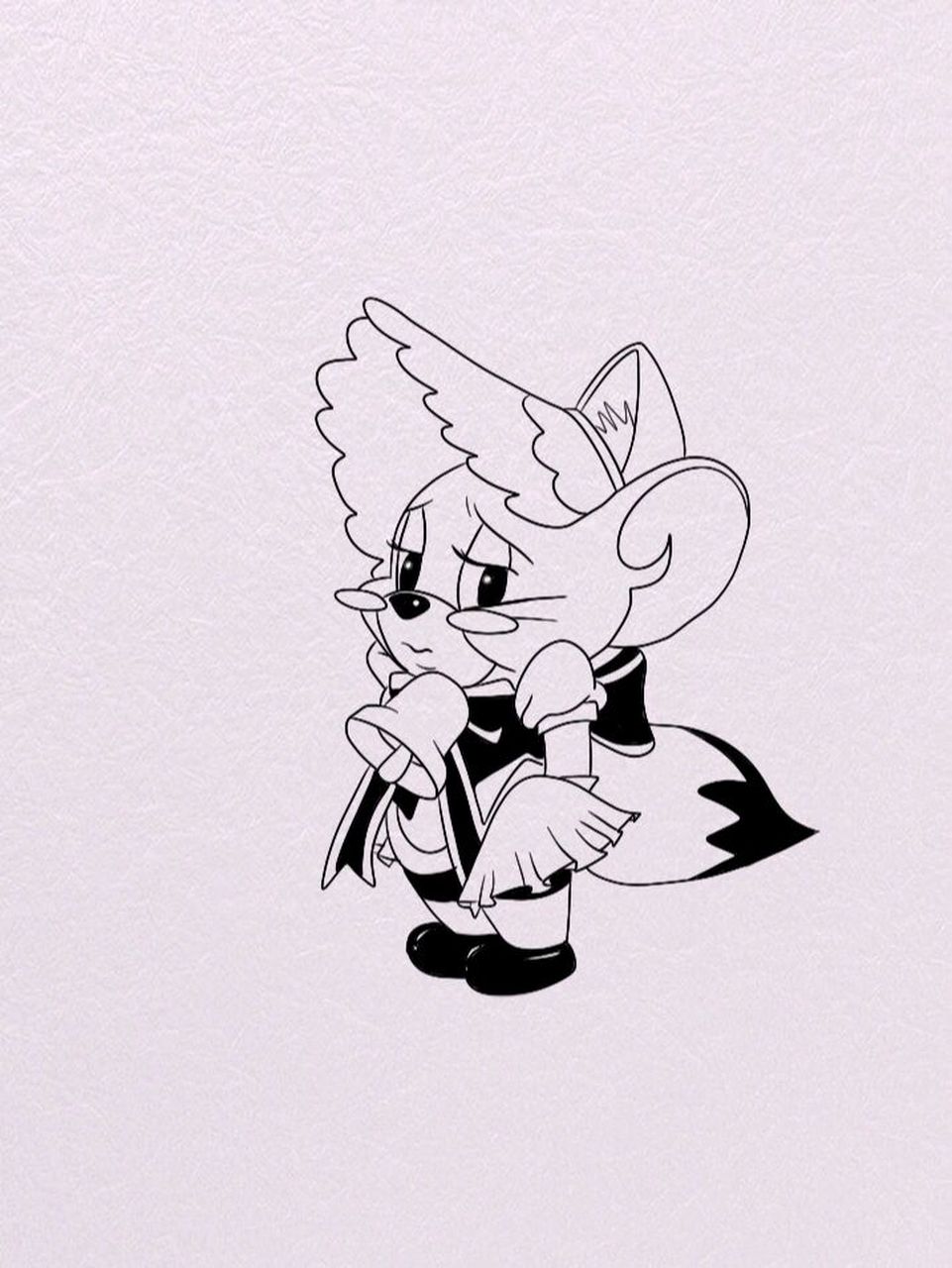 今日简笔画|小老鼠小泰菲太可爱了叭6015 小泰菲今天不开心了呢