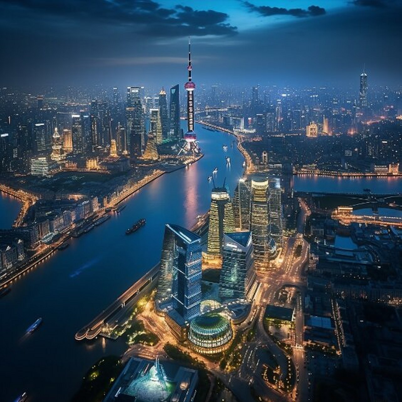 上海十大夜景是的十大夜景代表,很有代表性