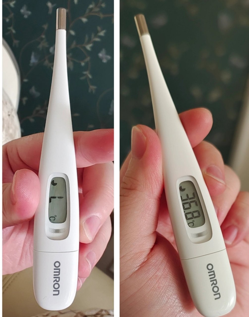 用的就是这款欧姆龙的电子体温计,型号k30.