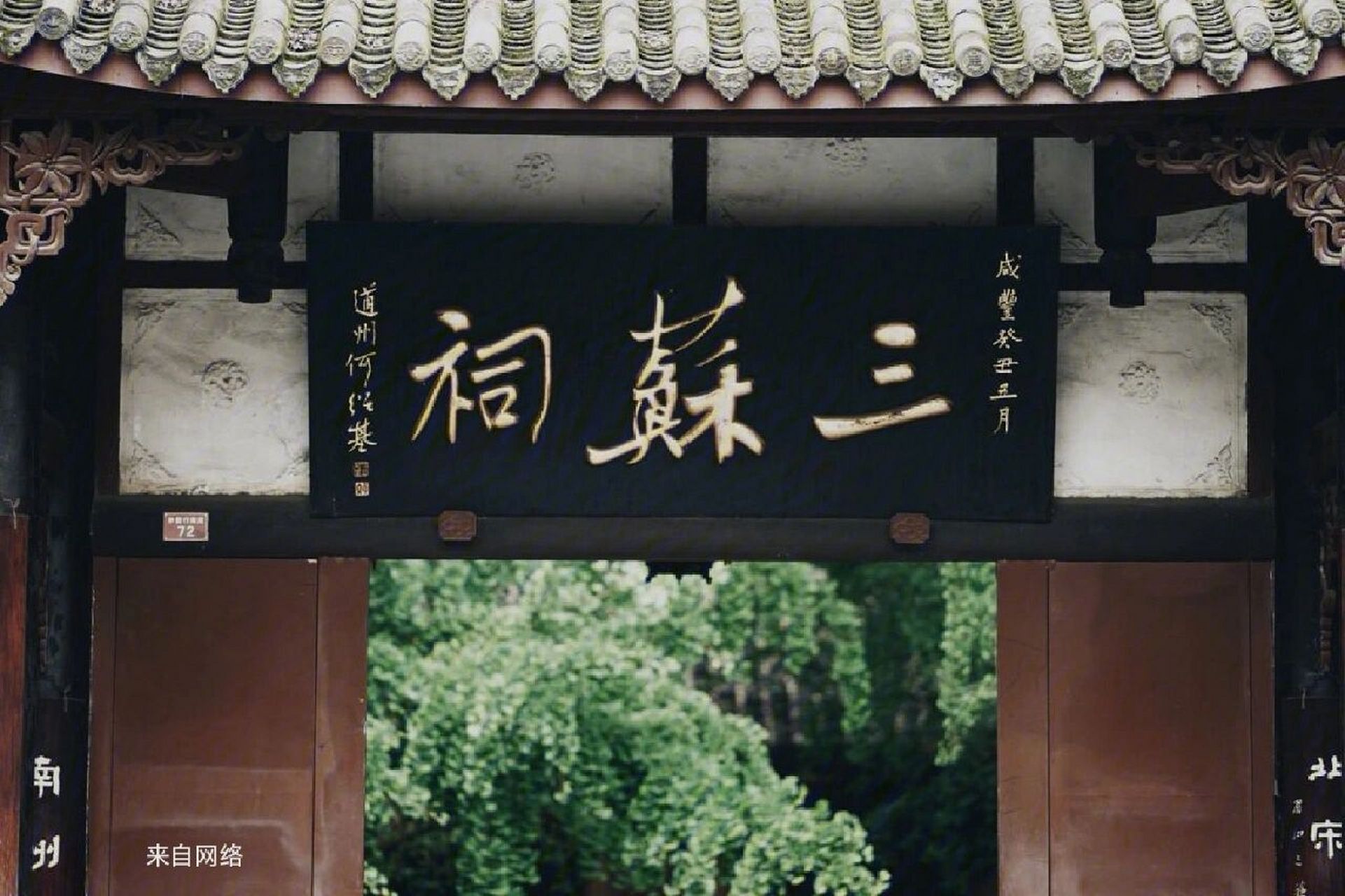 文游天下(675)眉州三苏祠(上) 91四川省眉州市有棵上千年的古黄葛树