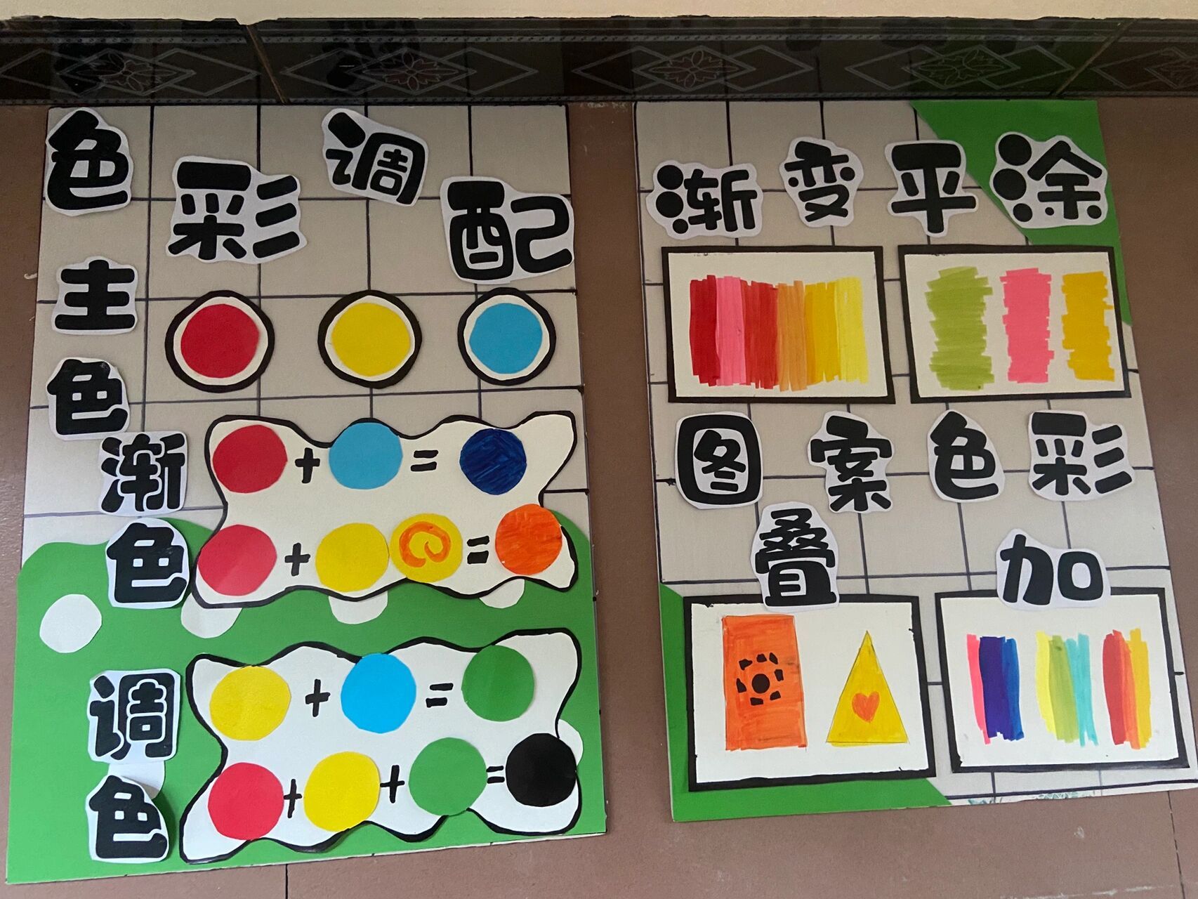 美工区墙面布置