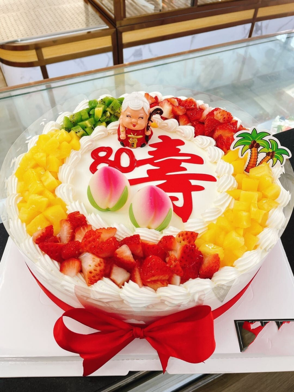 全部原图拍摄91 好看又好吃的生日蛋糕,带着满满的诚意祝福老人福如