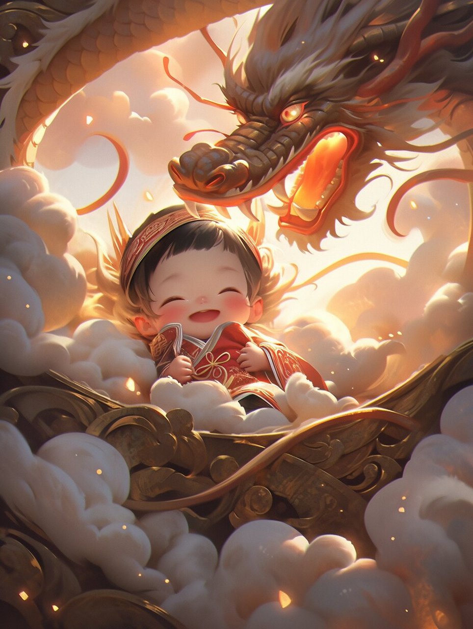 龙宝宝来啦,快接住|祈福迎好孕 因为身边也有小伙伴在备孕呢,来年就是