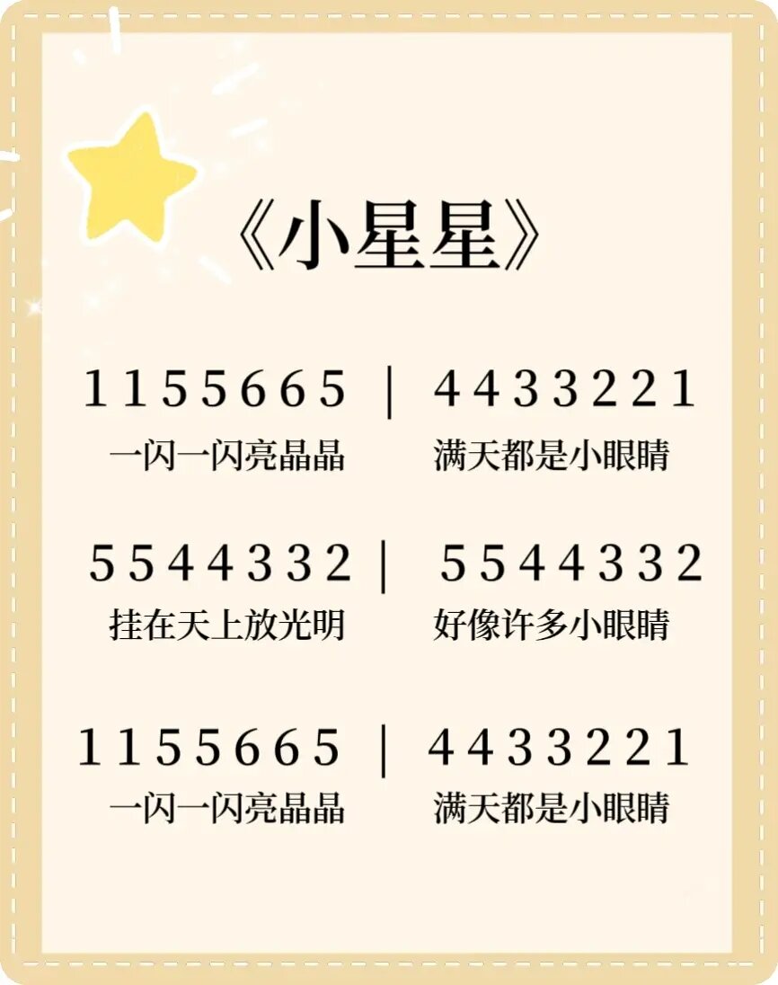966首超简单一学就会的儿歌简谱|收藏起来 95整理了几首超简单一