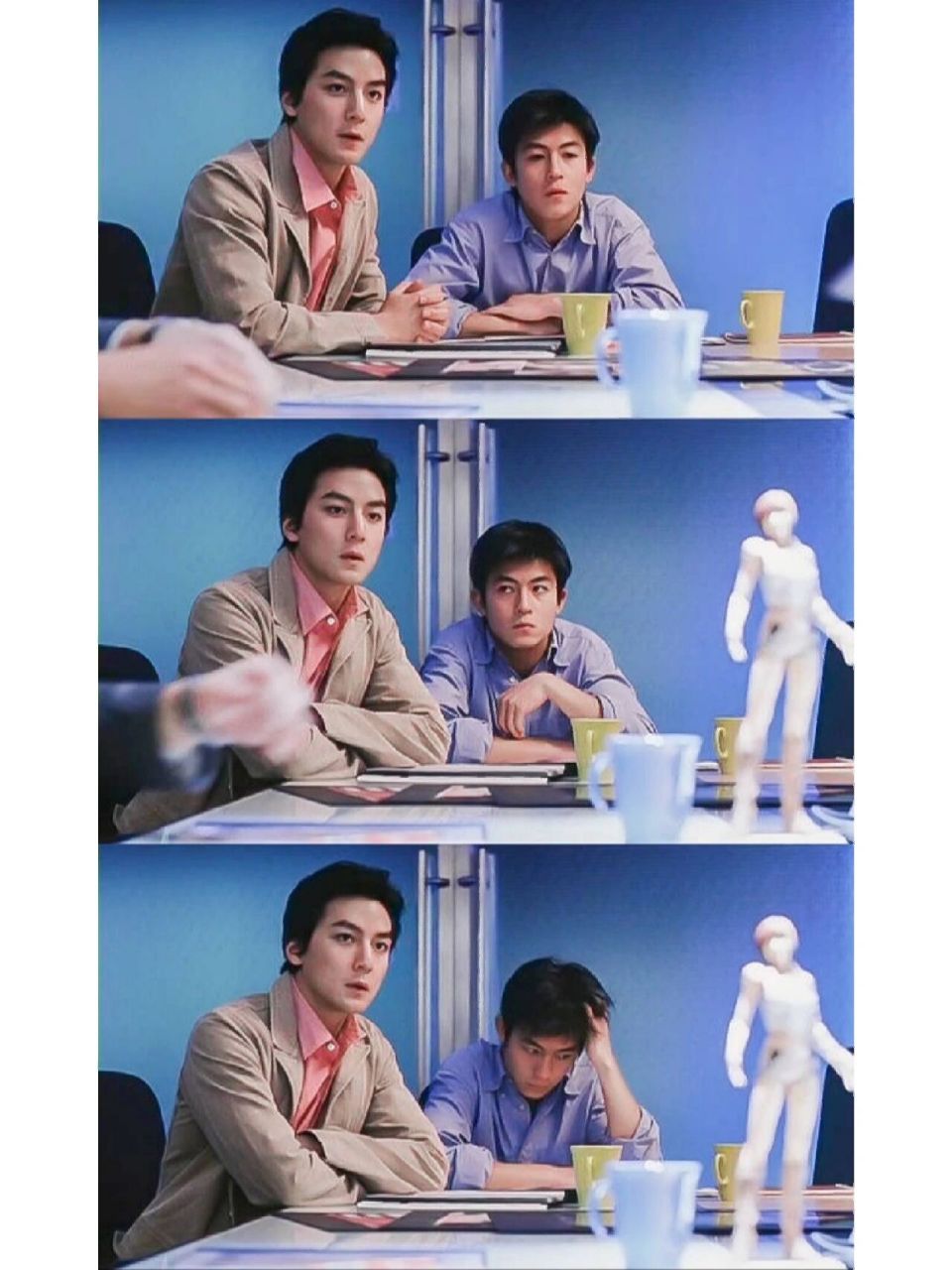 28岁的吴彦祖和22岁的陈冠希同框 你觉得两个谁帅