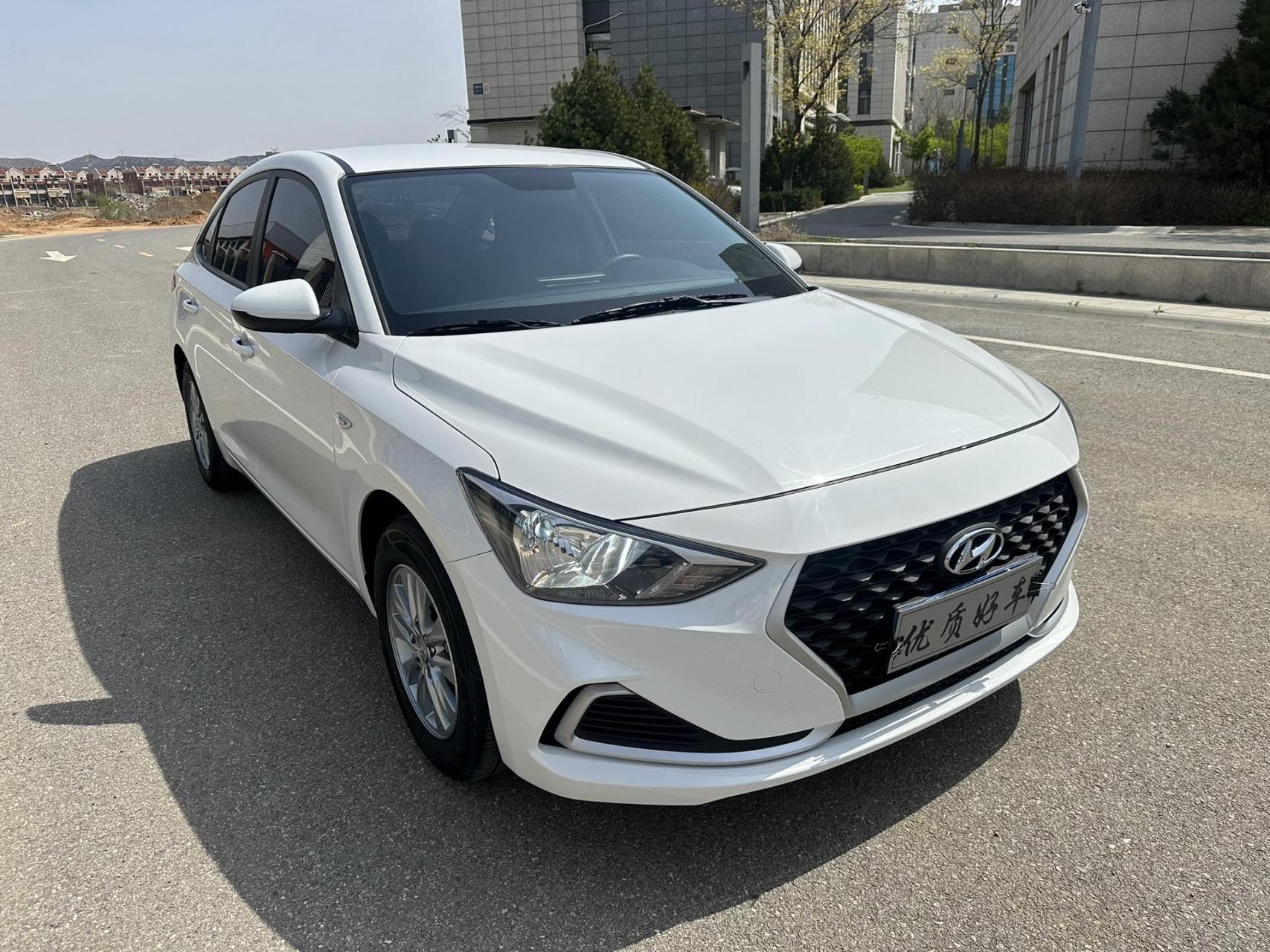 2021年7月登记——现代悦动,18款自动悦目版,新车办完近11万,1.