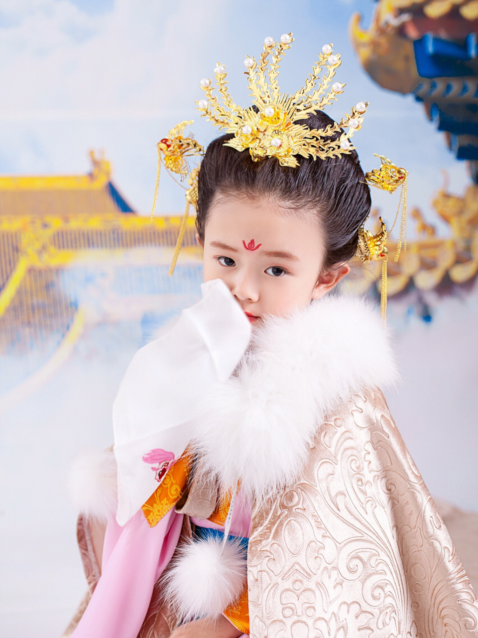 女儿的古装照片 #女儿是最好的闺蜜##小红书萌娃大赛##照相馆##古装照