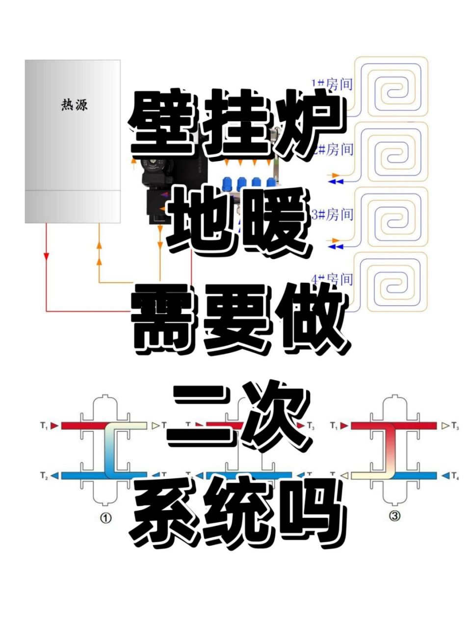 壁挂炉地暖安装图解图片