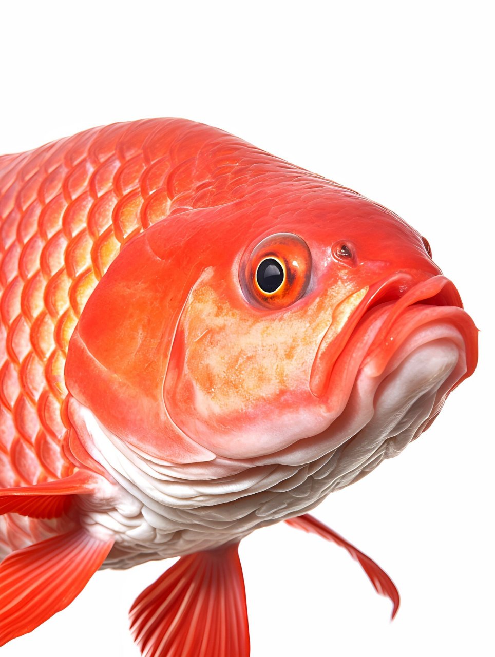 绘画素材364:红鲤鱼