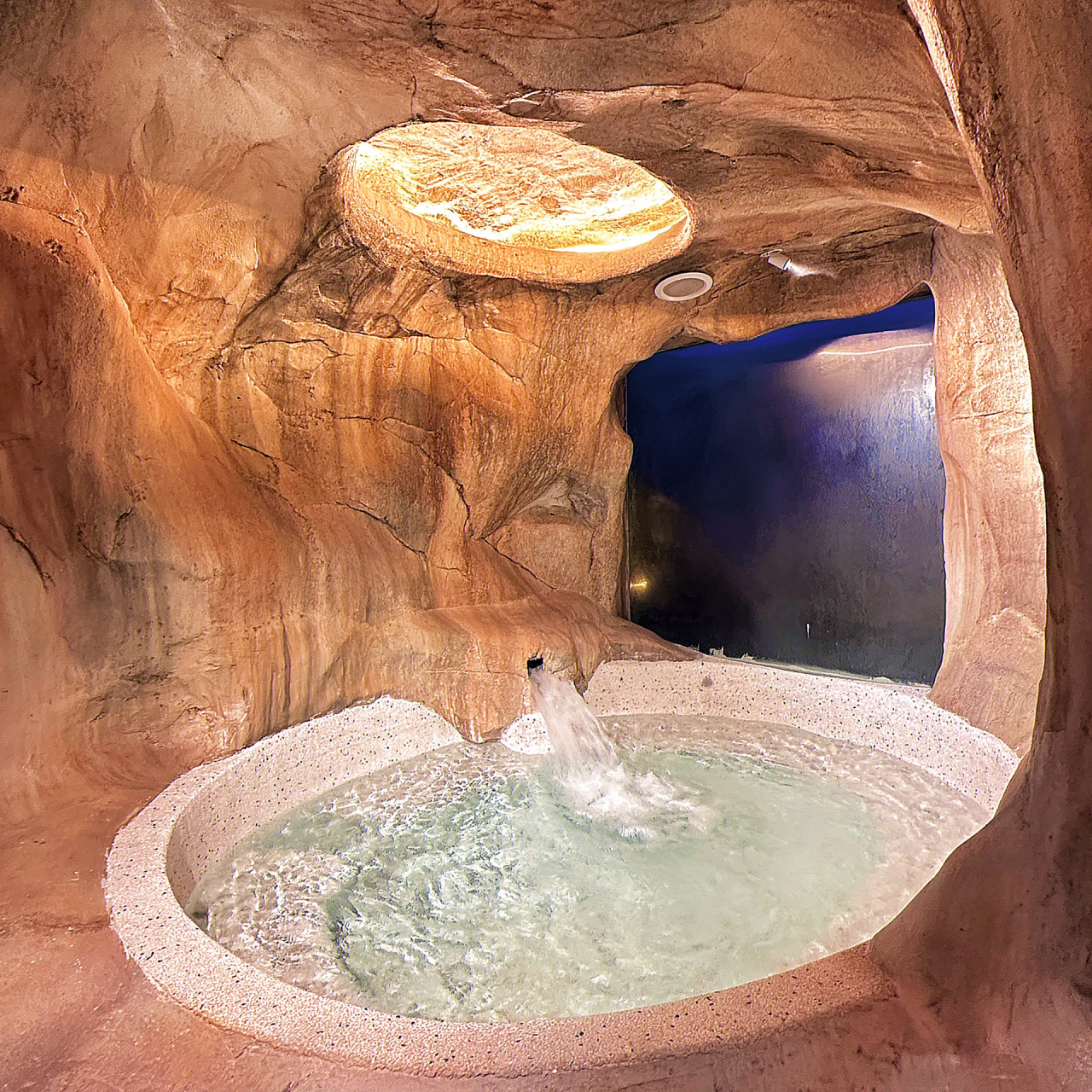 厦门首个溶洞私汤温泉76 同安盛之乡新开放溶洞私汤啦 风格很酷