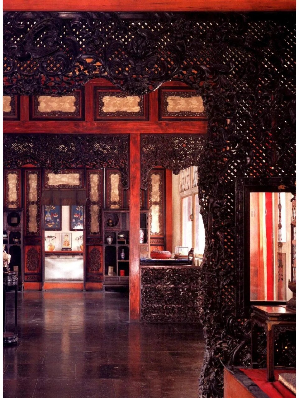 故宫里面的一些室内装饰～～隔断与花罩 故宫里面硬装的奢华贡献最大