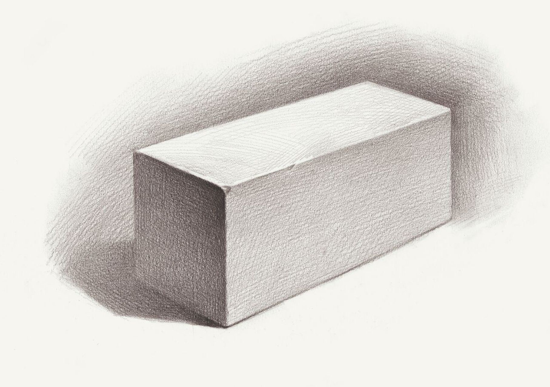 素描干货 | 几何体临摹素材·长方体② 绘画新手如何画好长方体?