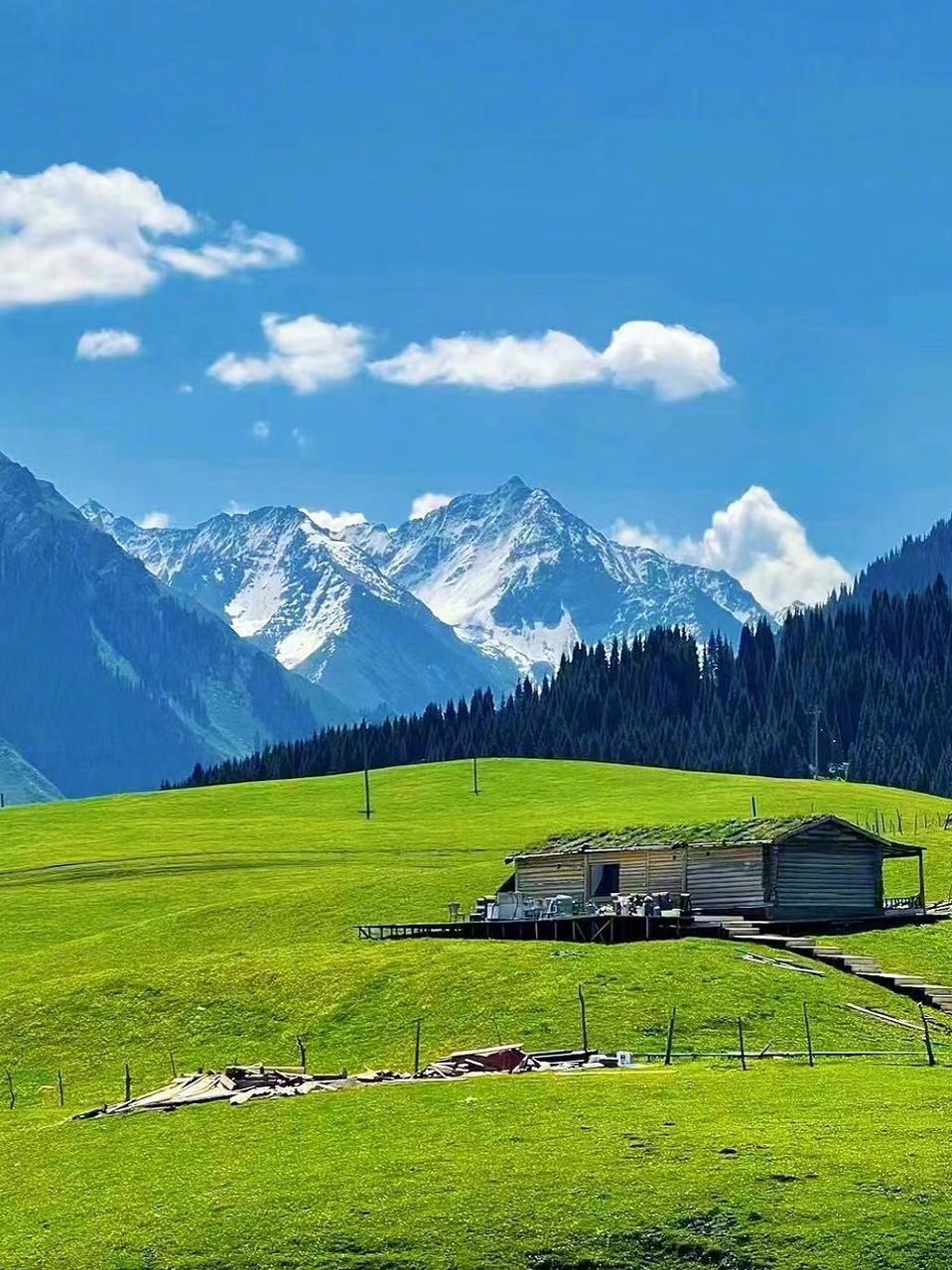 美图种草# 反向旅游之新疆新源县,不输#阿勒泰# !