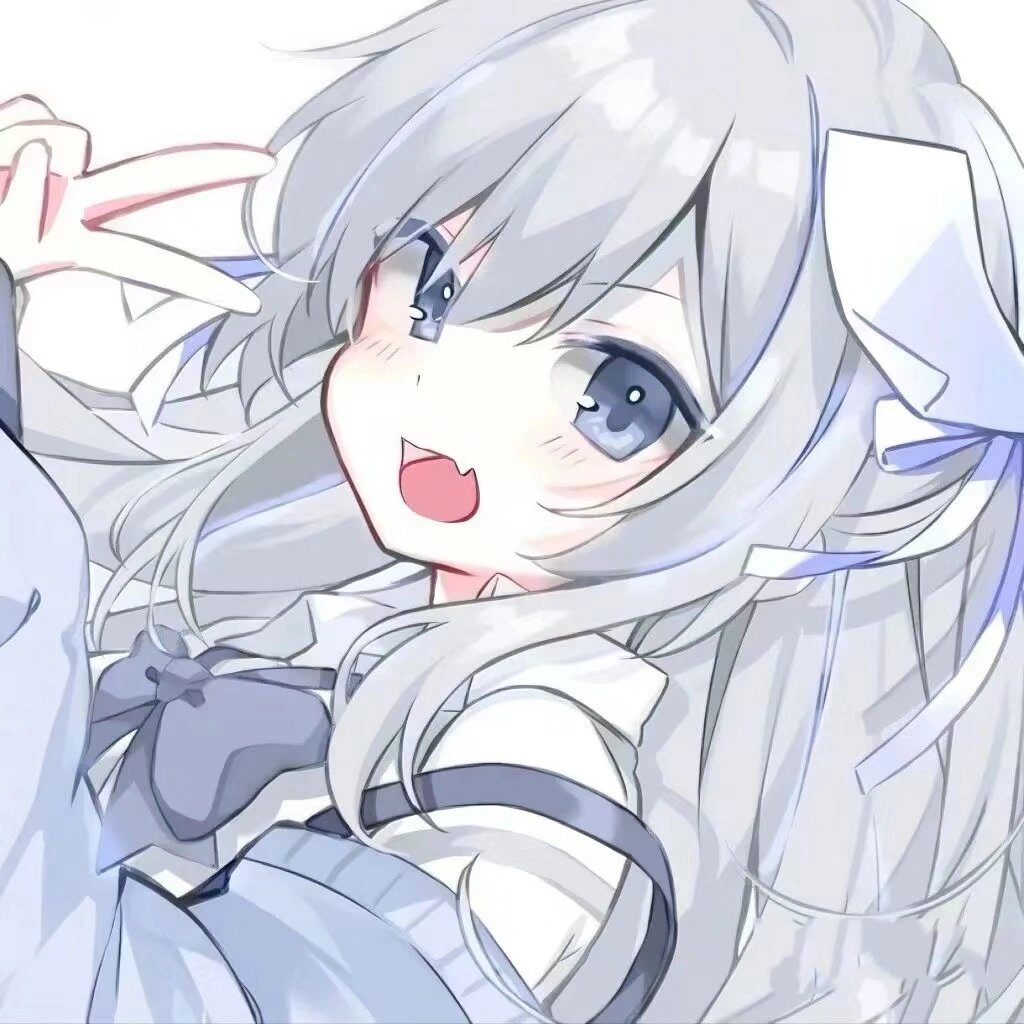 模糊动漫女头来了