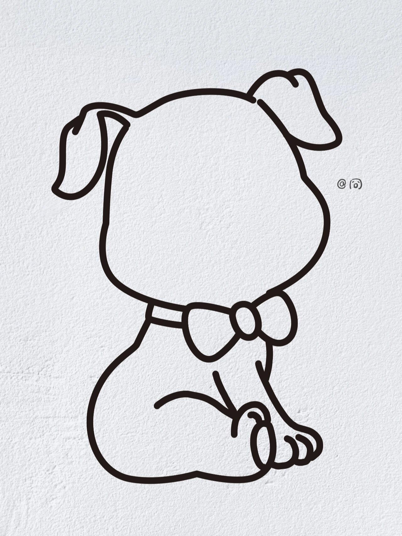 动物简笔画之可爱的小狗(内附过程图)