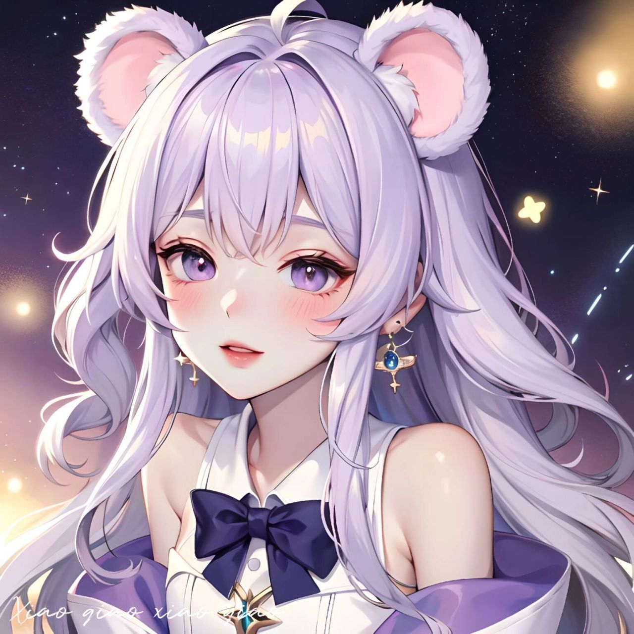 "是哪个妹妹说紫色很有韵味?"闺蜜头像