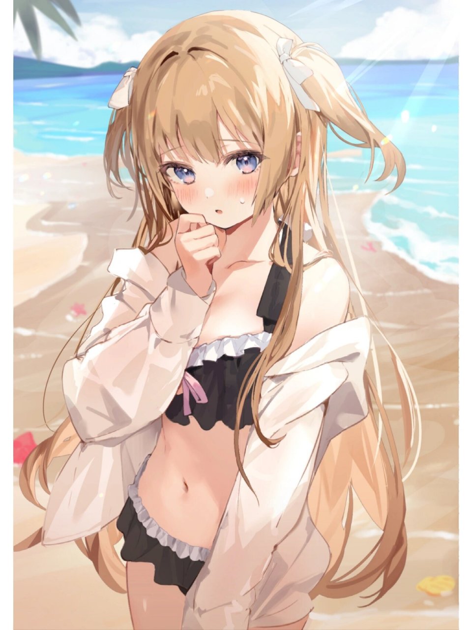 二次元|金发大小姐挑泳装 画师:馆田ダン 本笔记不含任何不良暗示,仅