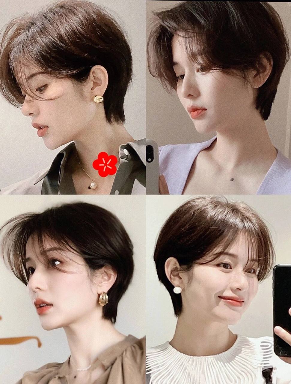 最修饰脸型显脸小的短发,圆脸大脸也能驾驭~ 炎发型特点 ①要有