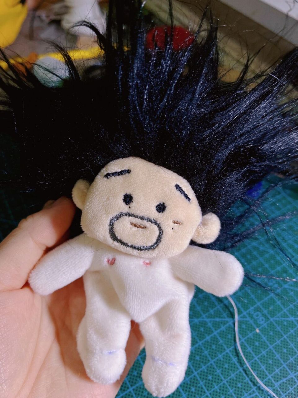 手作迷糊小絮棉花娃娃 脏脏包阿絮附教程 更新:衣服也打版做出来了,见