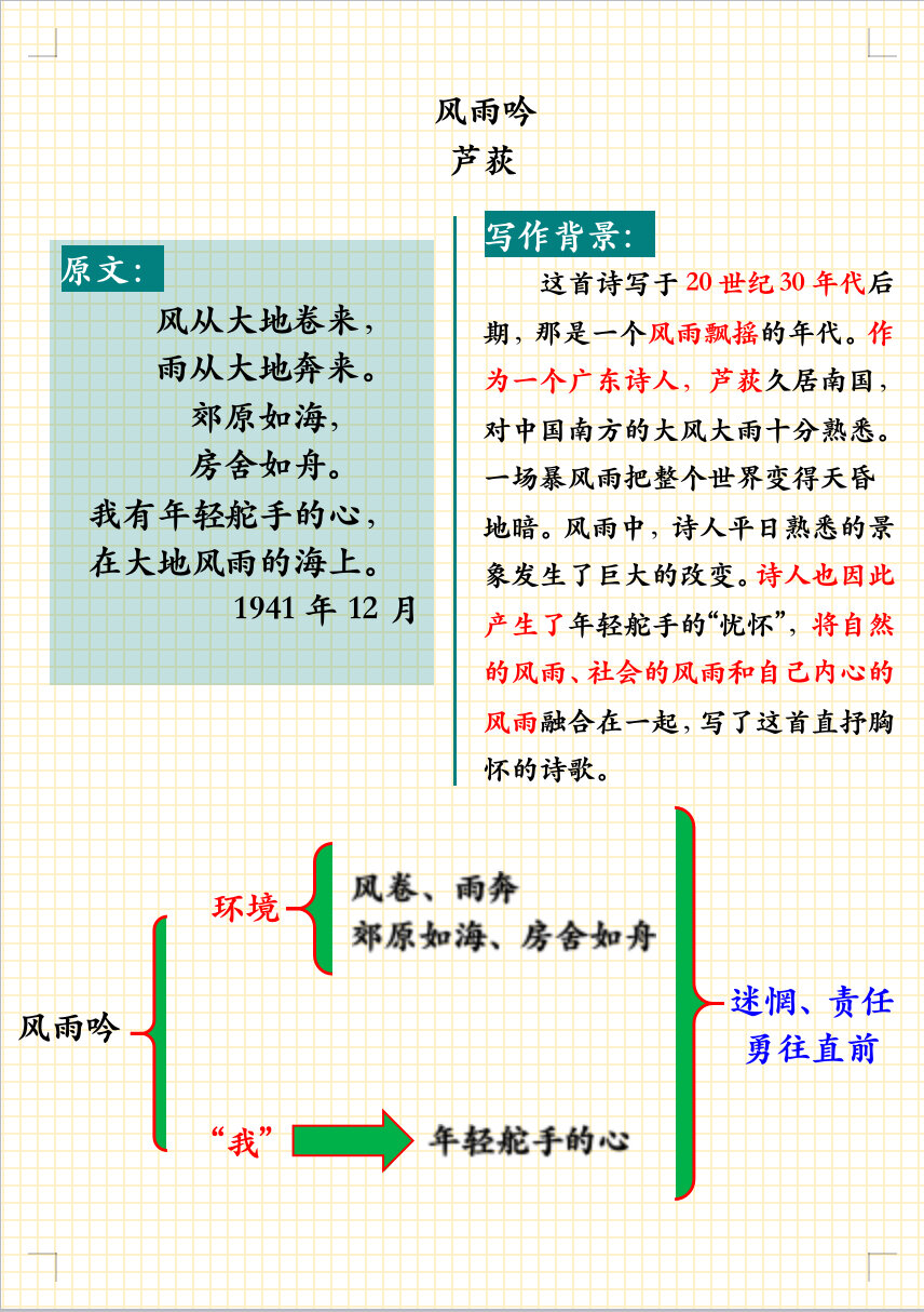 芦荻 风雨吟图片