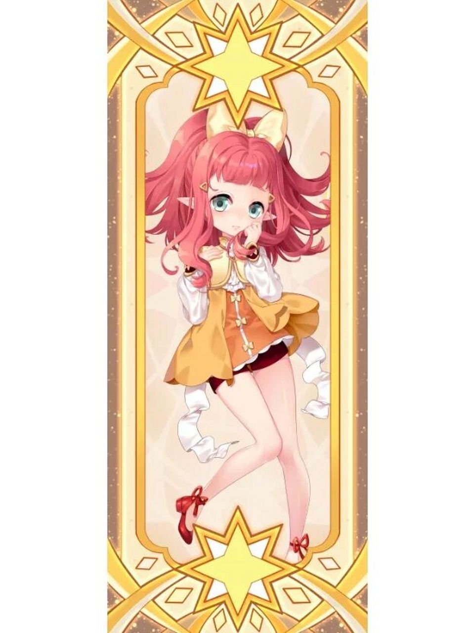 小花仙二十四节气之夏季节气花信卡牌(下) 卡牌 正面全身图分别是夏至