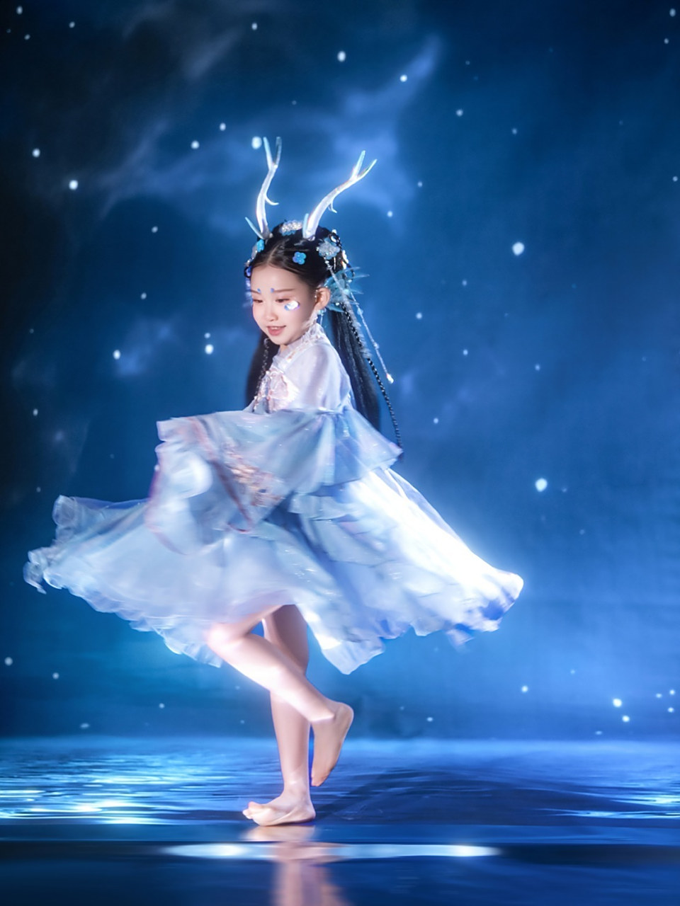 是东海龙宫的小公主没错啦~古风儿童写真 国风蕞新主题《小龙女》已