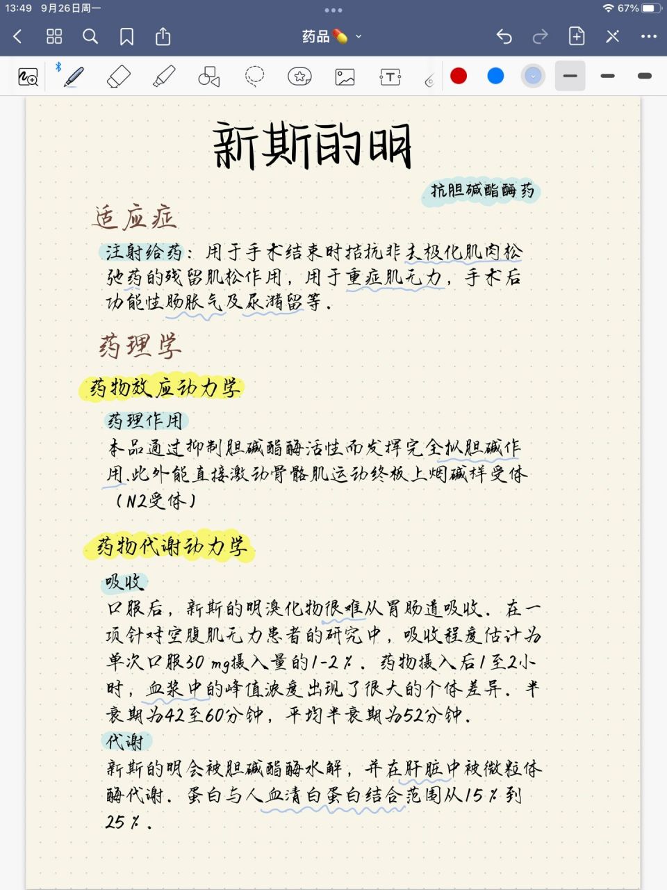 认识药品|no25新斯的明