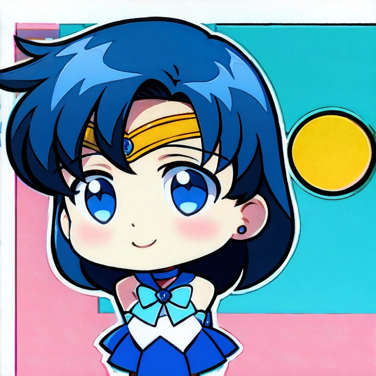 【头像】q版本水野亚美90 q版的亚美真的好乖噢~符合人设性格哎