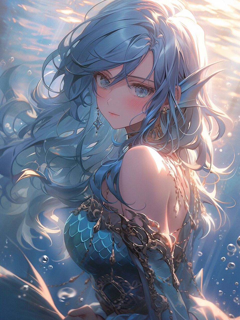 98动漫女头|人鱼公主 海之精灵 0469♀15"灿烂盛大的人鱼传说