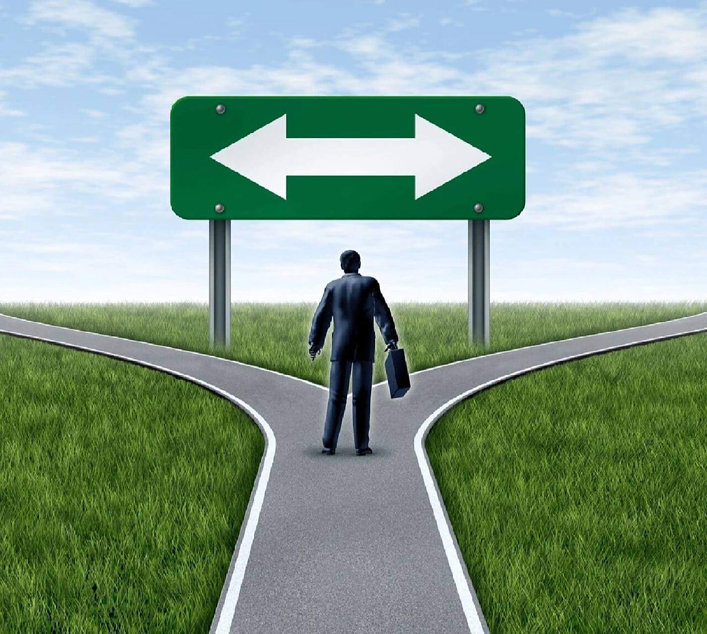 人生十字路口, 选择艰难还是容易的路?