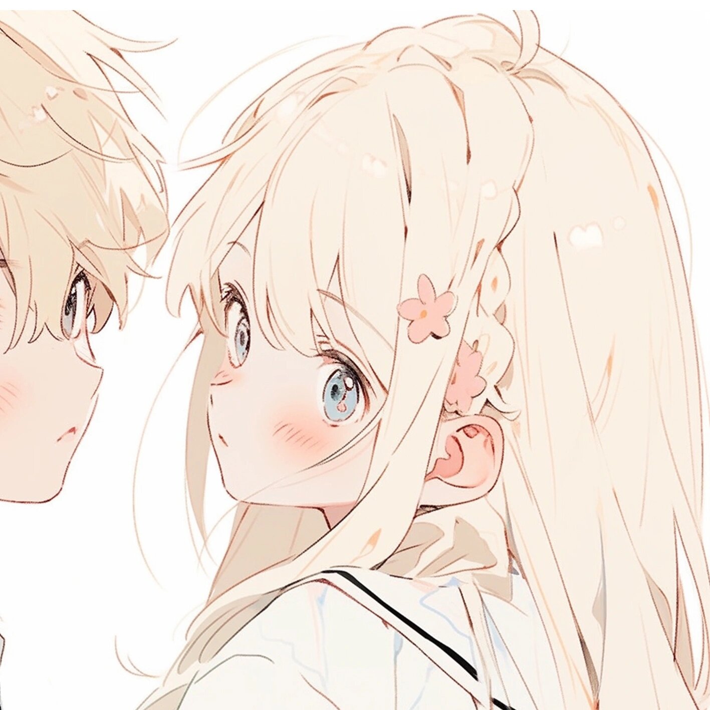 【首发】情侣动漫头像|脸红心跳